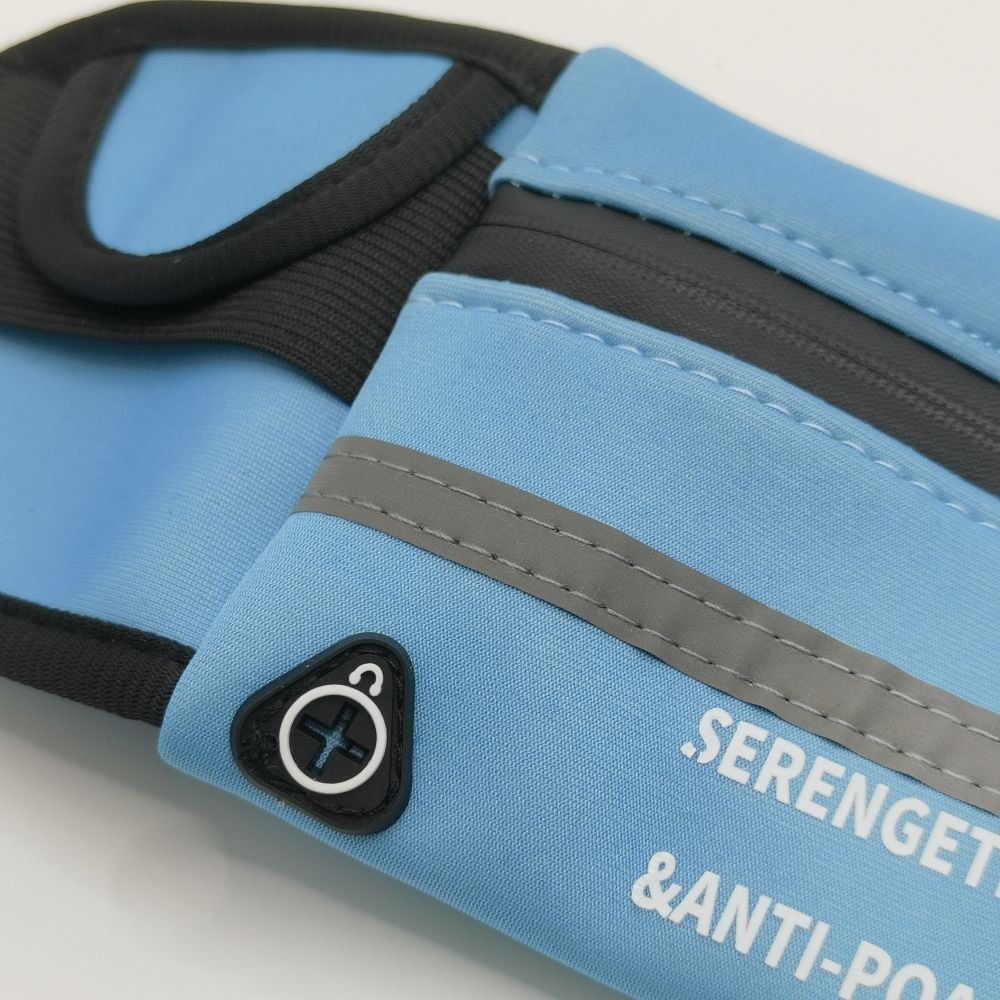 Factory Custom Logo Multifunctional Sports Marathon Waterproof Portable Chest Fanny Pack Waist Bags 6 9 5