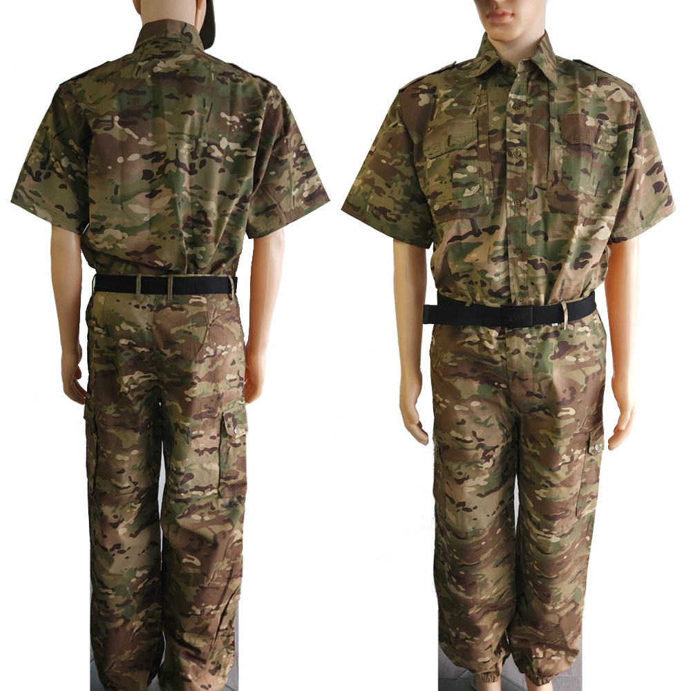 China Factory Camouflage Military Uniform Custom Training Outdoor Sports Army Style Clothing Tactical Security Uniform 2 8
