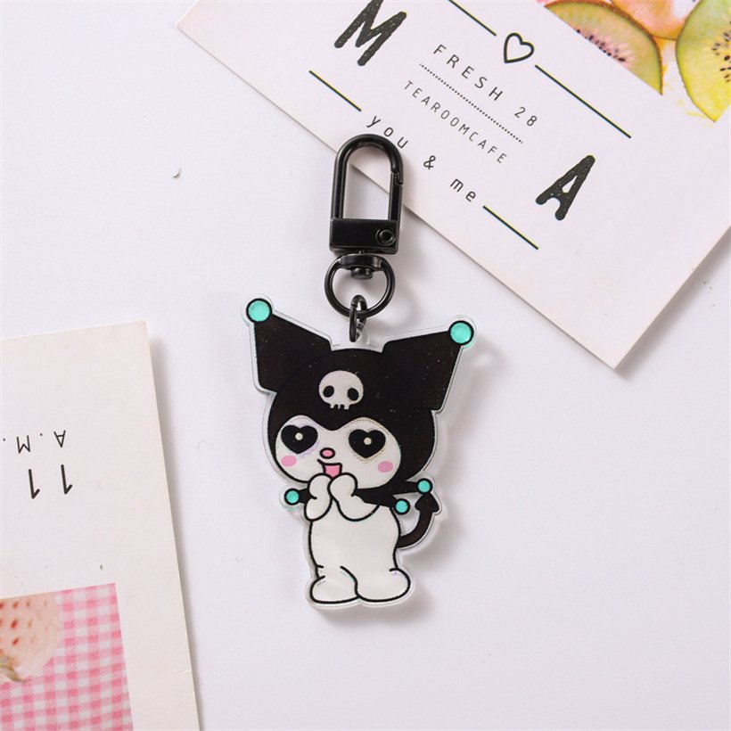 Creative Anime Key Chain Ghost Extinction Blade the Pattern Pendant Decorative Acrylic Keychain 9 6 20
