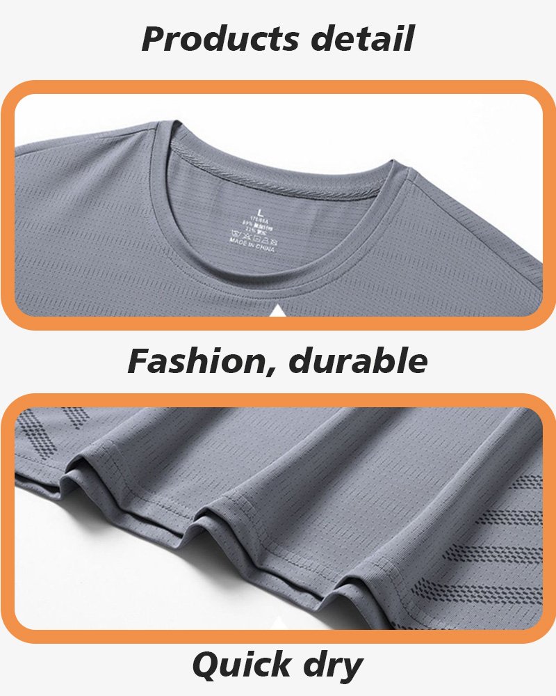 Polyester T-Shirt Marathon Training Logo Quick Dry Sports Shirt 7 7 31