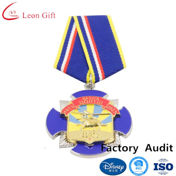 Custom-Logo-Zinc-Alloy-Die-Cast-Two-Part-Medal-Helicopter-Military-Honor-Metal-Medal Custom Logo Zinc Alloy Die Cast Two Part Medal Helicopter Military Honor Metal Medal