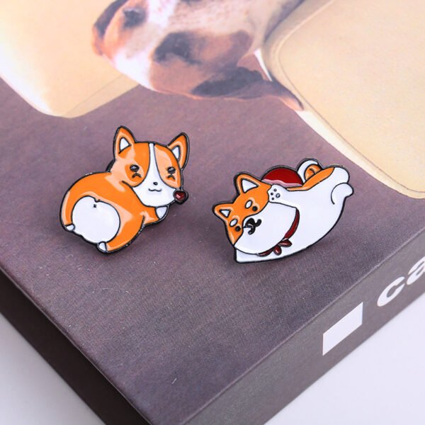 Wholesale-Custom-Logo-Cartoon-Cute-Dog-Animal-Husky-Corgi-Cocked-Butt-Pins-Accessories-Gifts-Alloy-Metal-Hard-Soft-Brooch-Enamel-Badge-Lapel-Pin (2) Wholesale Custom Logo Cartoon Cute Dog Animal Husky Corgi Cocked Butt Pins Accessories Gifts Alloy Metal Hard Soft Brooch Enamel Badge Lapel Pin 2