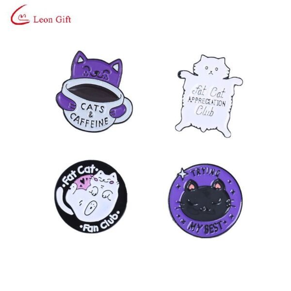 Wholesale-Custom-Logo-Cartoon-Cute-White-Cat-Personalized-Coffee-Small-Animal-Accessories-Gifts-Alloy-Metal-Hard-Soft-Brooch-Enamel-Badge-Lapel-Pin Wholesale Custom Logo Cartoon Cute White Cat Personalized Coffee Small Animal Accessories Gifts Alloy Metal Hard Soft Brooch Enamel Badge Lapel Pin