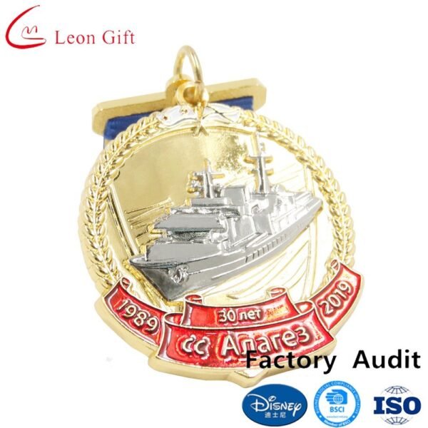 Wholesale-Metal-Enamel-Gold-Plated-Special-Air-Force-Navy-Security-Army-Style-Custom-Honor-Military-Award-Medal-for-Souvenir (4) Wholesale Metal Enamel Gold Plated Special Air Force Navy Security Army Style Custom Honor Military Award Medal for Souvenir 4