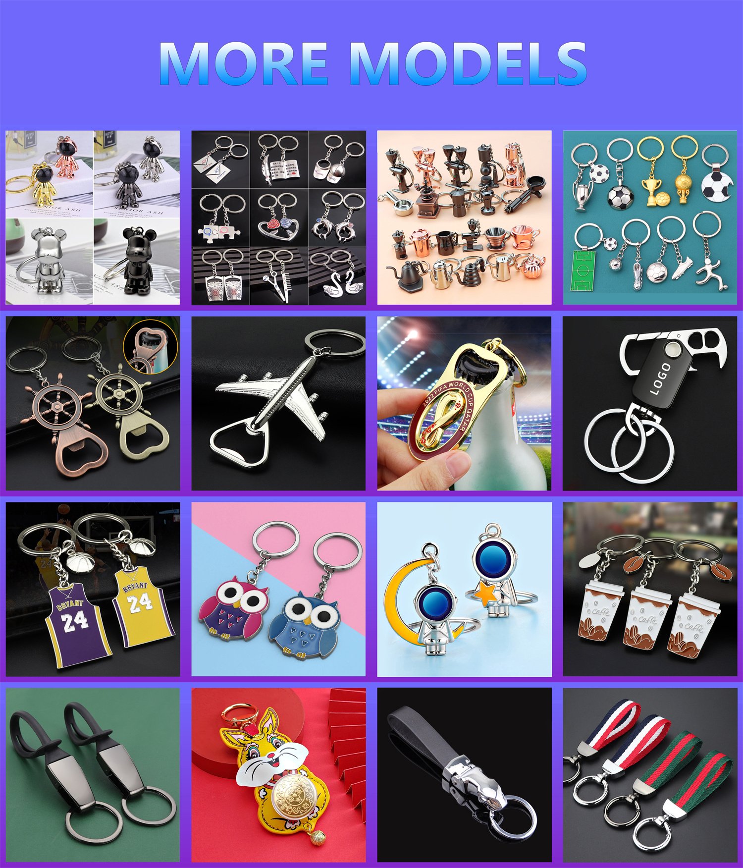 Factory Key Chain Pendant Creative Sublimation Accessaries Custom logo Leather Keychain 2 downLoadImg