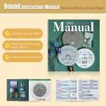 Custom Botanical Modern Hand Embroidery Craft Kit with Adjustable Hoop & Tools
