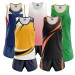 New Design Adults Unisex Running Outdoor Race Sprint Track Skinny Solid Printed Quick Dry Spandex/Polyester Marathon Jersey Set