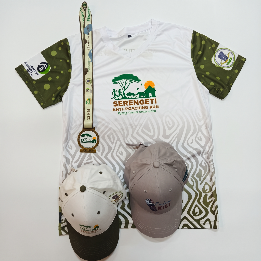 Custom Trail Running Event Kit – Wildlife Charity Marathon Shirts, Embroidered Baseball Caps & 3D Finisher Medals