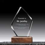 Custom Golf Crystal Trophy | Leon Gift