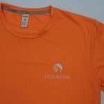 Lesgazers Quick-drying Solid Vintage Polyester/Spandex T-shirt Custom-printed Logo Marathon Running Group Crewneck Short-sleeved