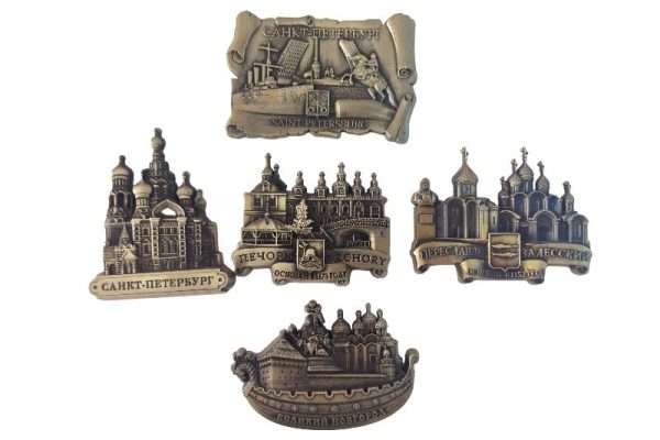 Tourism Souvenirs Countrpendantal Fridge Magnets Russia Manufacturer Custom Die Cut 3D Decoration Custom Logo Art Deco Trendy