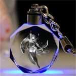 Custom Anime Laser Engraved Keychain | Leon Gift