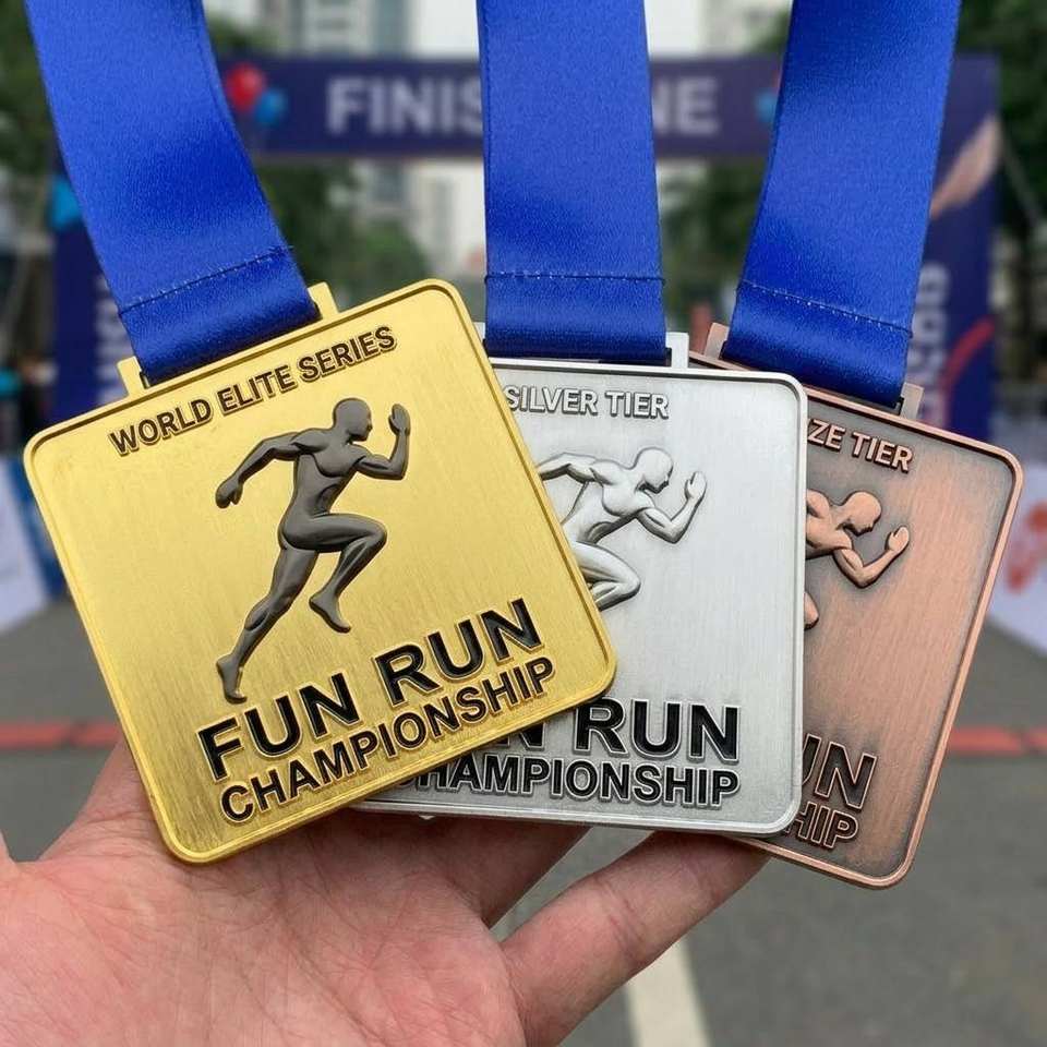 Custom Marathon Laser Engraved Medal | Leon Gift