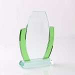 Custom Cricket Laser Engraved Crystal Trophy | Leon Gift