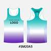 Custom Quick Dry Unisex Marathon Sportswear Vest Shorts Set Track and Field Uniform Running Training Suit