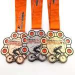 Custom Zinc Alloy 3d Sports Metal Medal Marathon Running Race Award Medals