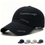 Embroidered Printing 6 Panel Dri Fit Cap Running Activewear Waterproof Baseball Hats Custom Logo Nylon Polyester Sport Cap