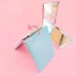 Custom Travel Leather Cosmetic Mirror | Leon Gift