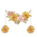 Custom Flower Soft Enamel Bookmark | Leon Gift