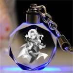 Custom Anime Laser Engraved Keychain | Leon Gift