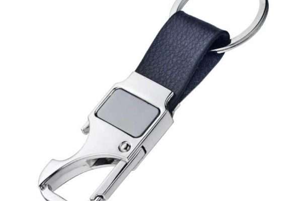 Custom Engraved Leather Keychain | Leon Gift