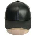 Custom 6 Panel Caps PU Leather Baseball Cap Personalized Logo Fabric Craft Adjustable Unisex Hats for Outdoor Golf Streetwear