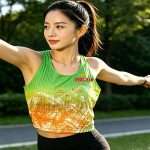 Women Quick Dry Breathable Running Apparel for Running Training Laser-Perforated Seam-Taped Sleeveless Crop for Marathon Yoga