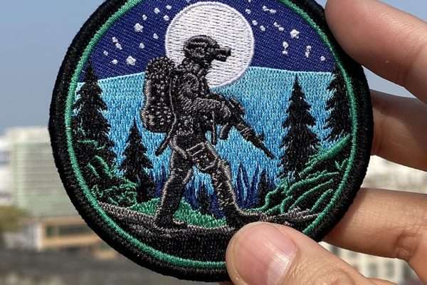 ECO Wholesale Custom Embroidered Patches Embroidery for Clothing