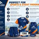 Custom Running Set with T Shirt Shorts Drawstring Bag and Wristband for Marathon Cycling and Sports Events, OEM ODM