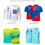Free Design Custom Logo 100% Polyester Quick Dry Short Sleeve Short Sport Running Marathon Event Blank Dry Fit T-Shirt