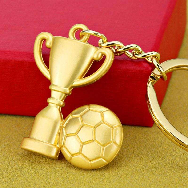 Custom Football Metal Keychain | Leon Gift
