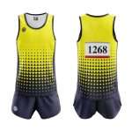 Custom Men's Running Wear Gym Marathon Athletics Uniforms Quick Drying Youth Track And Field Uniforms Set