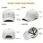 Wholesale Promotional Custom Baseball Cap Printing Embroidery Customized logo 5 Panel Outdoor Adjustable for Men Baseball Cap