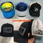 5 Panel Logo Embroidered Mesh Trucker Hat Custom High Quality Golf Hat Dad Hat Trucker Caps