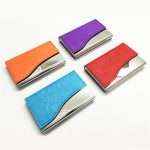 Custom Office Leather RFID Card Holder | Leon Gift