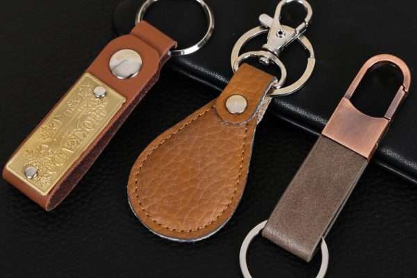 Custom Souvenir Leather Keychain #3491 | Leon Gift