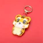 Custom Cartoon Leather Keychain | Leon Gift