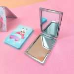 Custom Travel Leather Cosmetic Mirror | Leon Gift