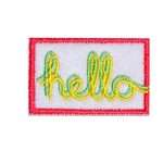 Custom Flower Embroidered Badge | Leon Gift