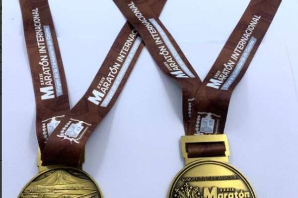 Custom Marathon Gold Plated Finisher Medal | Leon Gift