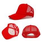 5 Panel Logo Embroidered Mesh Trucker Hat Custom High Quality Golf Hat Dad Hat Trucker Caps