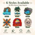 Customized Mexico Fridge Magnet Creative Scenic Landmark Cultural Travel Souvenir Gift Wholesale