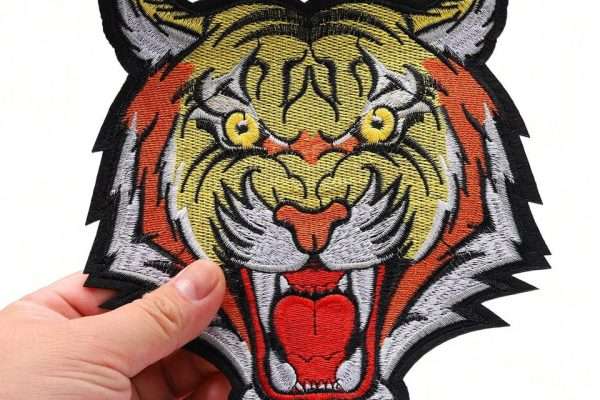 3D Embroidery Patches Beads Flower/Heart/Alphabet Shapes Large Size Custom Logo Iron-On for Jackets Hoodies Outerwear Hats Bulk