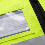 Custom High-Visibility Safety Reflective Vest – Multi-Pocket Work Vest for Construction & Security