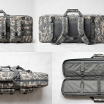 Custom Digital ACU Camouflage Double Rifle Case 36″/42″ – Tactical Padded Gun Bag with Backpack Straps