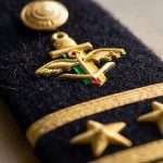Custom Naval Officer Epaulettes – Captain & Commander Rank Slides (Set of 2)
